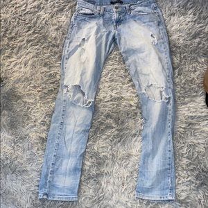 Distressed Levi’s Jeans